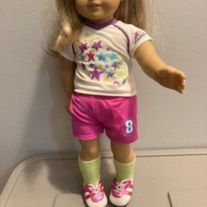 Soccer Outfit for American Girl Doll